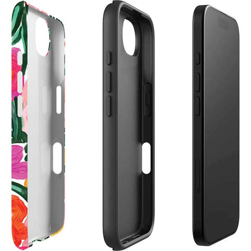 Bouffants and Broken Hearts Painterly Garden iPhone 16e Impact Case