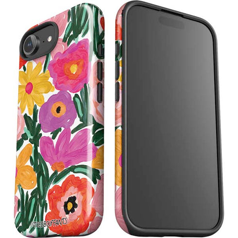 Bouffants and Broken Hearts Painterly Garden iPhone 16e Impact Case