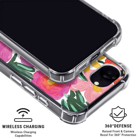 Bouffants and Broken Hearts Painterly Garden iPhone 16e MagSafe Case