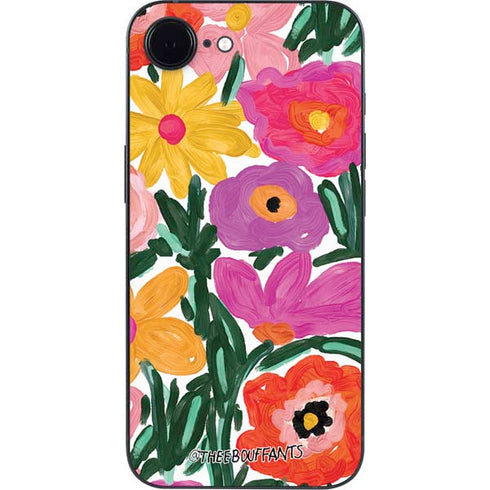 Bouffants and Broken Hearts Painterly Garden iPhone 16e Skin