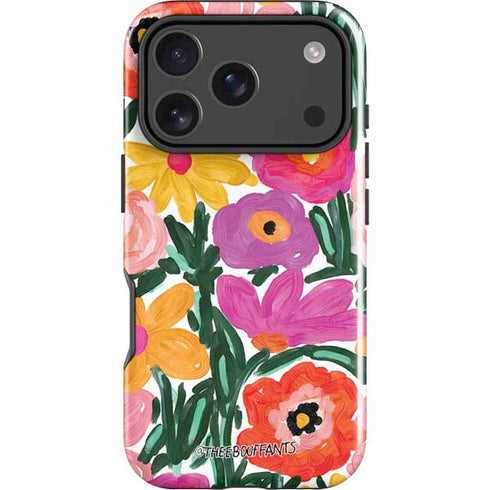 Bouffants and Broken Hearts Painterly Garden iPhone 18 Pro Impact Case