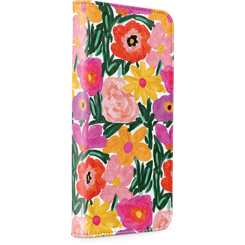 Bouffants and Broken Hearts Painterly Garden iPhone 7 Folio Case