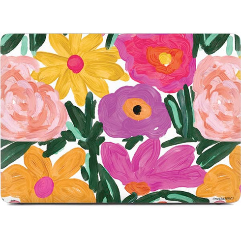 Bouffants and Broken Hearts Painterly Garden Apple MacBook Air Skin