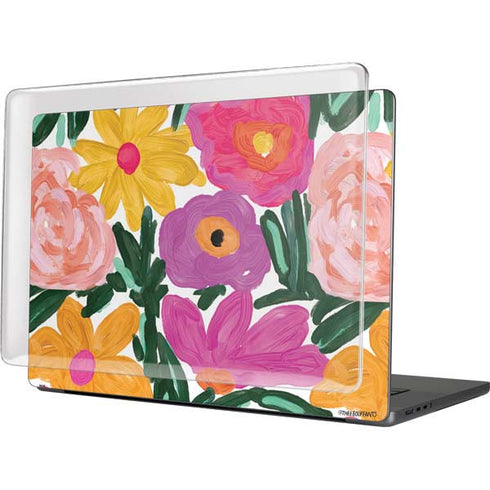 Bouffants and Broken Hearts Painterly Garden MacBook Cases