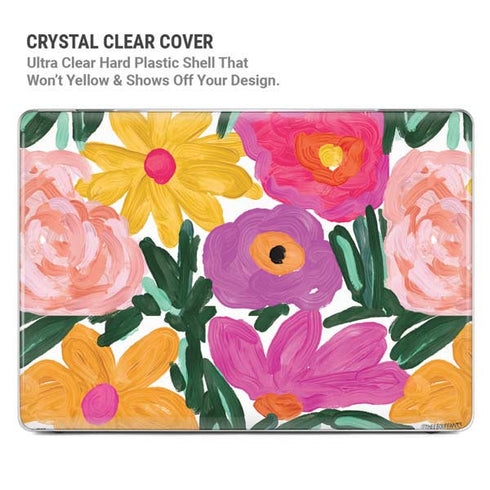 Bouffants and Broken Hearts Painterly Garden MacBook Cases