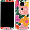 Bouffants and Broken Hearts Painterly Garden Moto E5 Plus Skin