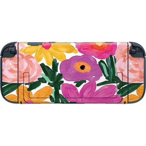 Bouffants and Broken Hearts Painterly Garden Nintendo Switch 2 (2025) with Joy-Con Skin