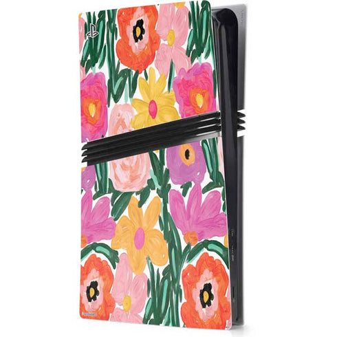 Bouffants and Broken Hearts Painterly Garden PlayStation PS5 Skins