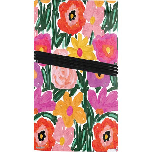 Bouffants and Broken Hearts Painterly Garden PS5 Pro Console Skin