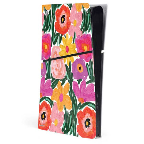 Bouffants and Broken Hearts Painterly Garden PlayStation PS5 Skins