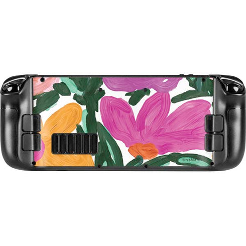 Bouffants and Broken Hearts Painterly Garden Steam Deck Handheld Gaming Computer Skin