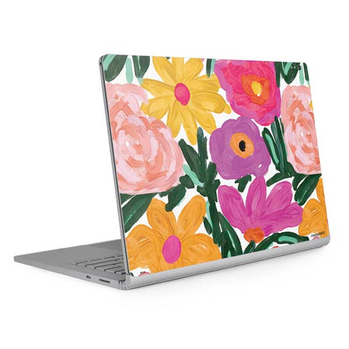 Bouffants and Broken Hearts Painterly Garden Surface Book 2 15in Skin