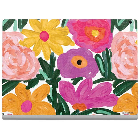Bouffants and Broken Hearts Painterly Garden Surface Book 2 15in Skin