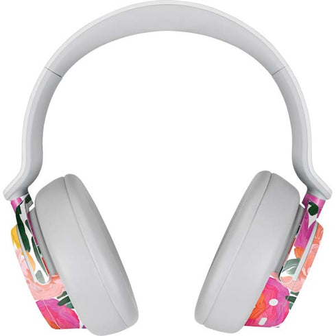 Bouffants and Broken Hearts Painterly Garden Surface Headphones Skin