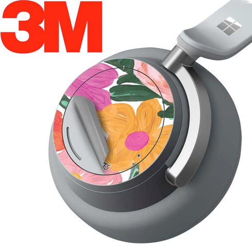 Bouffants and Broken Hearts Painterly Garden Surface Headphones Skin