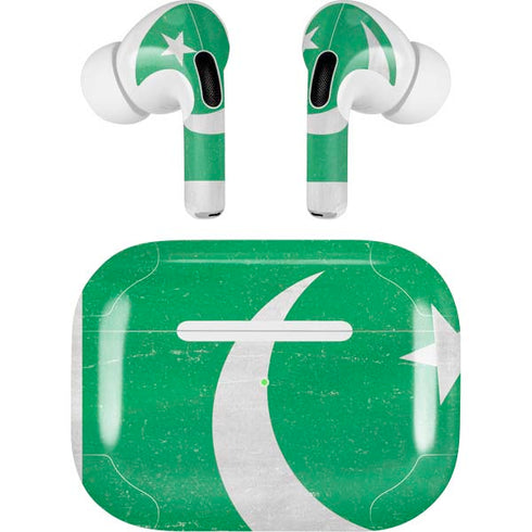 Pakistan Flag Distressed AirPods Skins