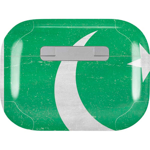 Pakistan Flag Distressed AirPods Skins
