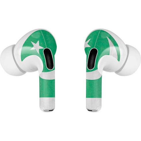 Pakistan Flag Distressed AirPods Skins