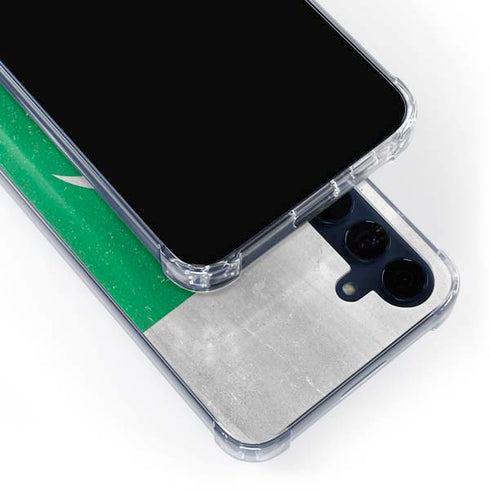 Pakistan Flag Distressed Galaxy A35 5G Clear Case