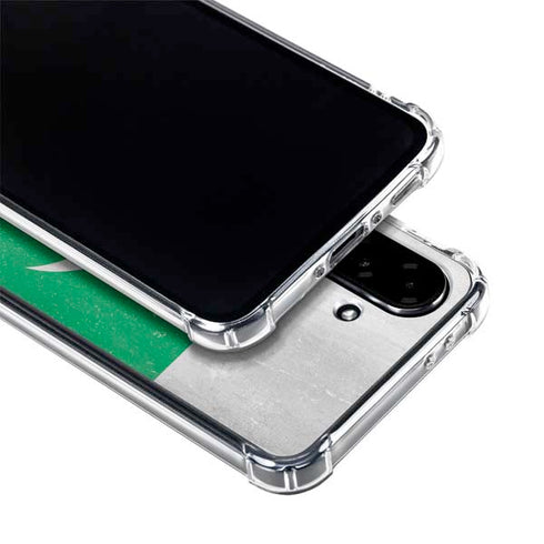 Pakistan Flag Distressed Galaxy A36 5G Clear Case