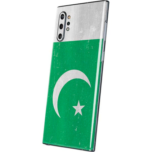Pakistan Flag Distressed Galaxy Note 10 Plus Skin