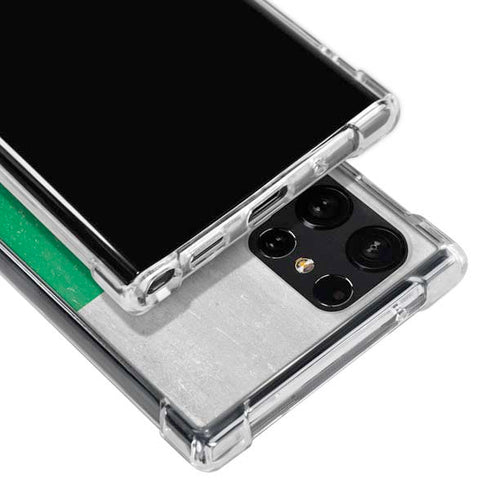 Pakistan Flag Distressed Galaxy S23 Ultra Clear Case