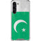 Pakistan Flag Distressed Galaxy S24 FE Clear Case