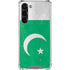 Pakistan Flag Distressed Galaxy S24 FE Clear Case