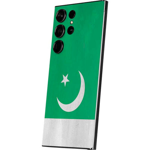 Pakistan Flag Distressed Galaxy S24 Ultra Skin