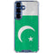 Pakistan Flag Distressed Galaxy S25 Clear Case