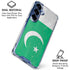 Pakistan Flag Distressed Galaxy S25 Clear Case