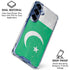 Pakistan Flag Distressed Galaxy S25 Plus Clear Case