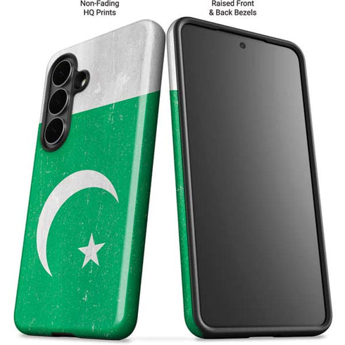 Pakistan Flag Distressed Galaxy S26 Impact Case