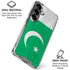 Pakistan Flag Distressed Galaxy S26 Plus Clear Case