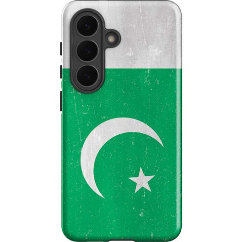 Pakistan Flag Distressed Galaxy S26 Plus Impact Case