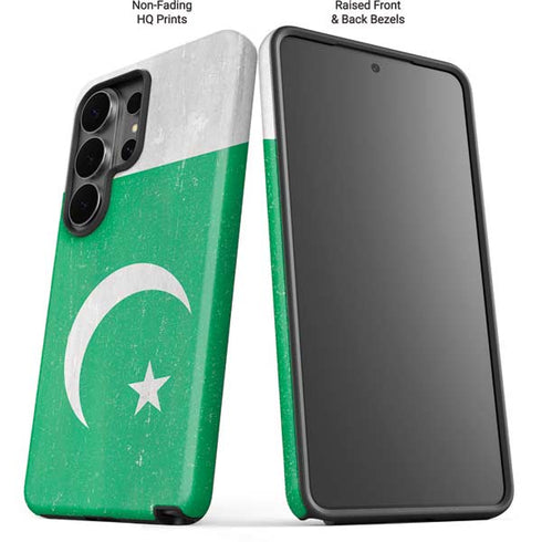 Pakistan Flag Distressed Galaxy S26 Ultra Impact Case