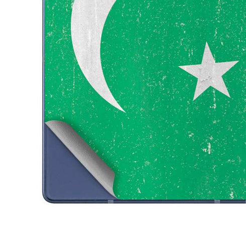 Pakistan Flag Distressed Galaxy Z Fold6 Skin