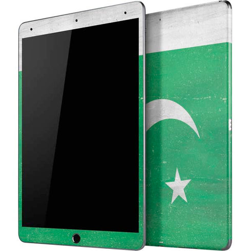 Pakistan Flag Distressed iPad Skins