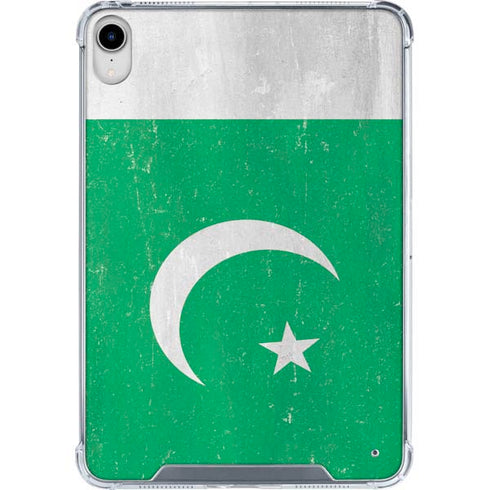 Pakistan Flag Distressed iPad 11th Gen (2025) Clear Case
