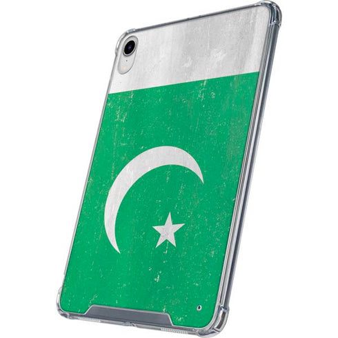 Pakistan Flag Distressed iPad 11th Gen (2025) Clear Case