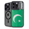 Pakistan Flag Distressed iPhone 15 Pro Kickstand Case