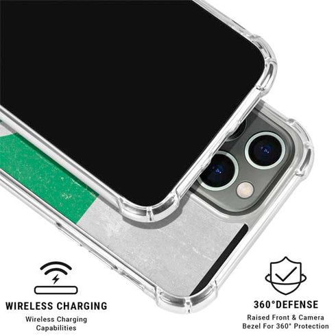 Pakistan Flag Distressed iPhone 16 Pro Clear Case