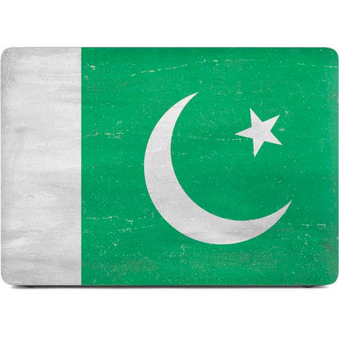Pakistan Flag Distressed Apple MacBook Air Skin