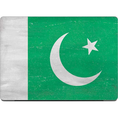 Pakistan Flag Distressed Apple MacBook Pro 14-inch Skin