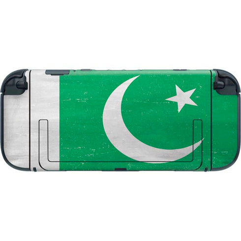 Pakistan Flag Distressed Nintendo Switch 2 (2025) with Joy-Con Skin
