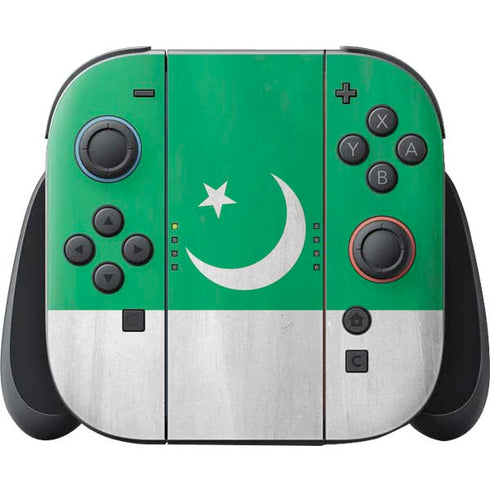 Pakistan Flag Distressed Nintendo Switch 2 (2025) Joy-Con Controller Skin