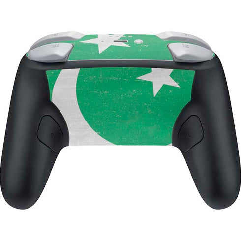 Pakistan Flag Distressed Nintendo Switch 2 (2025) Pro Controller Skin