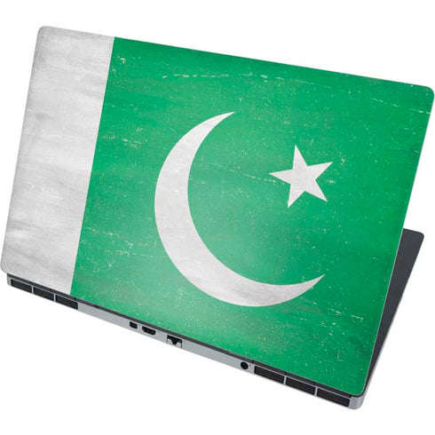 Pakistan Flag Distressed Dell Precision Skin