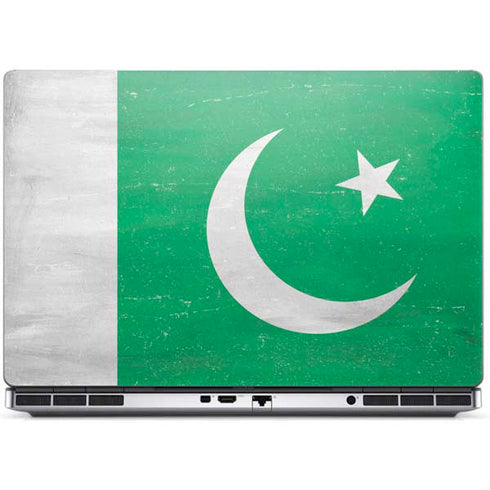 Pakistan Flag Distressed Dell Precision Skin