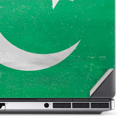 Pakistan Flag Distressed Dell Precision Skin